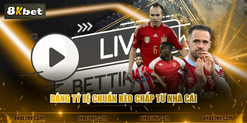 Bảng tỷ lệ chuẩn kèo chấp từ nhà cái